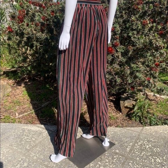 NWT House Of Harlow 1960 Relaxed Fit Flare Leg Boho Bubble Palazzo Pants - Picture 10 of 11